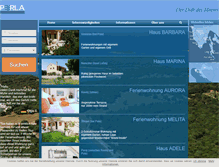 Tablet Screenshot of meineferien-kroatien.com